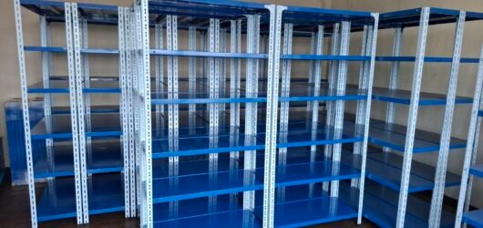 Rak Besi Gudang Custom 100x40x200 6 Susun: Solusi Penyimpanan Fleksibel Sesuai Branding Perusahaan